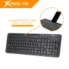 Cod. X:232 Teclado XTRIKE ME KB-303 SP / Inalámbrico Dual (2,4G y Bluetooth) / 105 teclas Membrana / Soporte P/Móvil o tablet / compatible Windows/MAC/IOS /Android / Español - 5