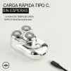 Cod. 1043 Afeitadora portátil Hyundai PHT-047 BK / 2W / 3D / Bat. 600 mAh / USB-C / Carga 1.5H / 8000 RPM / resistente al agua (IPX7) - 5
