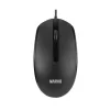 Cod. GM:238 Mouse MARVO MS003 BK / 1000DPI / 3 Botones / USB, Cable 1.25 m - 1