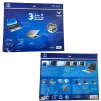 Cod. 746 Kit Protector para Laptop 14.6&quot; 3en1 TO-301 / Protector de Pantalla + Protector de Teclado + Protector de Tapa o Skin Transparente - 3