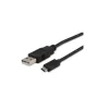 Cod. 227 Cable USB-C a USB-A&nbsp;2.0 de Carga/Datos / 28/24AWG / 1.5 m / Negro - 1