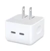Cod. 269 Cargador Pavareal W116 Dual PD 35W (Carga r&aacute;pida simult&aacute;nea) / 2*Puertos USB-C 5V/3A / Compatible con MAC BOOK - 2