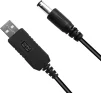 Cod. 191 Cable convertidor USB-A (5V/1A) a DC (12V/1A) / universal P/router - 5
