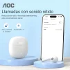 Cod. 130 Aud&iacute;fonos AOC ACT2521WT TWS / Bluetooth&reg; 5.4 / Touch Intelligent / Estilo abierto, sin almohadilla / Bat. 200mAh, USB-C - 2
