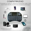 Cod.304 Mini Teclado inal&aacute;mbrico ENV / 2.4GHz / Iluminaci&oacute;n LED / panel t&aacute;ctil touchpad / Comp.: SmartTV, PC, Laptops, Android, TV Box, XBOX360/PS3 - 3