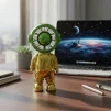 Cod. 1196 Mini Ventilador Recargable USB / Forma de Astronauta - 2