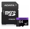 Cod. 140 Memoria Micro SD ADATA Premier / 64GB /UHS-I Clase 10 / 2en1 / 80MB/ - 1