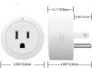 Cod. I:891 Enchufe Smart YX-WS01 / Encendido/Apagado Programable y funci&oacute;n de temporizador / 10A-100-240V 50/60Hz / Compatible con Alexa o Google Home / blanco - 9