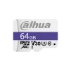 Cod. 226 Micro SD Dahua C100 / 64GB / Clase 10 V30 / escritura 30MB/s - 95MB/s lectura - 1