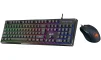 Cod. G:277 Kit Genius Scorpion KM-GX6 / Teclado + Mouse / USB / Teclas tipo mecánico / Tecla AI Copilot / iluminación RGB 7 colores / 19 Anti-Ghosting / Diseño resistente a derrames / 1200-3600DPI / Español - 2