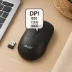 Cod. 296 Mouse Inal&aacute;mbrico ACER OMR268 BK / Dual (2.4G &amp; Bluetooth&reg; 5.2) / 1600 DPI / 4 botones / Dise&ntilde;o Ergon&oacute;mico / Bat. Recargable (500mAh) - 3