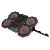 Cod. B:161   Base de Enfriamiento P/Laptop MARVO Atlas 60 (FN-41) / hasta 17.3&quot; / 6 Ventiladores (4*90mm + 2*65mm) / Led rojos / 2 Puertos USB / 6 niveles ajustables / Soporte extra para celular - 2