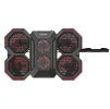 Cod. B:161   Base de Enfriamiento P/Laptop MARVO Atlas 60 (FN-41) / hasta 17.3&quot; / 6 Ventiladores (4*90mm + 2*65mm) / Led rojos / 2 Puertos USB / 6 niveles ajustables / Soporte extra para celular - 1
