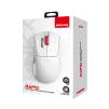 Cod. 263  Mouse MONKA RAPID G982W Gaming Tri-modo Wireless (2.4G &amp; BT 5.1) + cable / 12.000 DPI / Chip PixArt PAW3311 / 6 botones 6D programables / ultraligero (59g) / 100% PTFE (pie) / Bat. 400mAh - 8