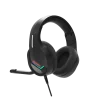 Cod. M:102 Headphone MARVO Tactic 40 BLack (H8618) / Mic. omnidireccional / RGB est&aacute;tica / control en cable (vol. y mic.) /&nbsp;&nbsp;Cable USB trenzado 2.0 m - 2