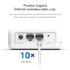 Cod. 100 Sistema Wi-Fi 5 Mesh AC1300 MERCUSYS Halo H30G (3-Pack) / 1,3 Gbps / T&eacute;c.MU-MIMO &amp; Beamforming / P. Gigabit x2 / Control y confi. con APP / Conecta hasta 100 dispositivos / cubre hasta 320m&sup2; - 9