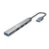 Cod.  979  Hub MARVO UH-ATC01 / Interfaz USB 3.0 a  3*USB 2.0 + 1*USB 3.0 / plug &amp; Play / Metal - 1