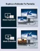 Cod. 170 Adaptador de Video ACER ODK430 de USB Tipo-C (macho) a VGA (hembra) / 1080p FHD / Thunderbolt 3/4 a VGA / Carcasa de aluminio - 4