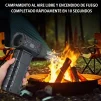 Cod. 1187 Mini Sopladora Recargable 126W / Boquillas intercambiables / Luz-LED / Bat. (3000mAh) - 3