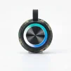 Cod. 258 Parlante Bluetooth 5.0 HS-099C / Sonido 360&deg; / 5W / LED-RGB / Radio FM / Lector USB y MicroSD / Bat. Recargable 1200mAh - Camuflaje - 2