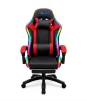 Cod. 1180 Silla Gamer Potenzza RGB Black/Red / Iluminaci&oacute;n RGB / Almohada cabeza y zona lumbar / reclinable 120&ordm; / Rotaci&oacute;n 360&deg; / Reposapi&eacute;s retr&aacute;ctil - 2