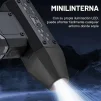 Cod. 1187 Mini Sopladora Recargable 126W / Boquillas intercambiables / Luz-LED / Bat. (3000mAh) - 5