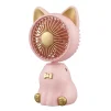 Cod. 988  Mini Ventilador Recargable USB / Forma de Gato - 3