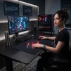 Cod. 059 Mouse Pad Gaming Xtrike Me MP-208 / Superficie de Tela Microfibra Antideslizante / Base de goma / Dim. XL (800 * 300 * 3mm) - 3