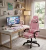 Cod. 1173 Silla Gamer ENV Aphrodite Pink / Almohada cabeza y zona lumbar / Rotaci&oacute;n 360&deg; / Respaldo reclinable 180&ordm; - 4