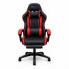 Cod. 1205 Silla Gamer Potenzza Black/Red / Almohada cabeza y zona lumbar / reclinable 120&ordm; / Rotaci&oacute;n 360&deg; / Reposapi&eacute;s retr&aacute;ctil - 1