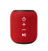 Cod. 257 Parlante Bluetooth 5.0 HS-099C / Sonido 360&deg; / 5W / LED-RGB / Radio FM / Lector USB y MicroSD / Bat. Recargable 1200mAh - Rojo - 3