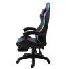 Cod. 1174 Silla Gamer ENV ThroneX Black / Iluminaci&oacute;n RGB + Altavoces / Almohada cabeza y zona lumbar / Rotaci&oacute;n 360&deg; / &nbsp;Reposapi&eacute;s retr&aacute;ctil - 5
