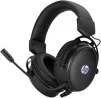 Cod. H:115 Headphone Stereo HP DHE-8005 / iluminación LED / Mic. flexible / control vol. / Interfaz: 1*jack 3.5mm+USB(LuzLED) / Cable 2.1 m - 1