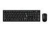 Cod. G:208 Kit Genius Wireless KM-8101, Teclado + Mouse óptico 1000DPI / 2.4GHz / Indicador de batería / 12 teclas de función (8 audio, 4 Internet) / Español / Black - 1