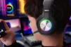 Cod. 125 Headphone Inal&aacute;mbricos MARVO Pulz 80W (HG9084W) / Trimodal: 2.4G(USB-A, USB-C) + Bluetooth&reg; 5.3 + Cableado / Luces RGB / Mic. omnidireccional extra&iacute;ble / Bat.: 1000 mAh / Compatible: PC, Android, Mac OS,IOS,PS4,PS5,XBOX ONE - 4