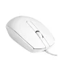 Cod. GM:239 Mouse MARVO MS003 WH / 1000DPI / 3 Botones / USB, Cable 1.25 m - 2