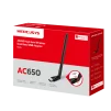 Cod. 369  Adatador Wi-Fi USB MERCUSYS MU6H / AC650 Dual Band&nbsp;(2,4GHz 200Mbps y 5GHz 433Mbps) / 1*antena de alta ganancia giro 180&deg; de 5dBi - 10