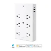Cod. 1070  Enchufe Smart Wi-Fi 9 en 1 TP-Link Tapo P306 / 3*tomas smart + 3*tomas activos + 2*USB-A (QC3.0) + 1*USB-C (PD) carga rápida 18W / Compatible: Alexa, Google Home y Apple Siri / Prot. contra sobretensión / Programable y temporizador - 1