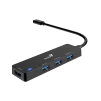 Cod. B:372 Hub Genius UH-400 USB-C a USB-A 3.0 de 4 Puertos 5Gbps / Compatible: Windows&reg;, Mac OS, Android, Apple IOS / Plug &amp; play - 4