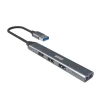 Cod.  979  Hub MARVO UH-ATC01 / Interfaz USB 3.0 a  3*USB 2.0 + 1*USB 3.0 / plug &amp; Play / Metal - 2
