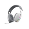 Cod. 095 Headphone Inal&aacute;mbricos MARVO Pulz 70W (HG9086W WH) / Trimodal: 2.4G(USB-A, USB-C) + Bluetooth&reg; 5.3 + Cableado / Luces RGB / Mic. omnidireccional extra&iacute;ble / Bat.: 800mAh / Compatible: PC, Android, Mac OS,IOS,PS4,PS5,XBOX ONE - 3