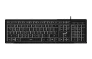 Cod. G:246 Teclado Genius SlimStar 820 / Retroiluminado blanco / AI Copilot / 19 teclas anti-efecto fantasma / 12 Teclas FN (8*audio, 4*Internet) / USB, cable 1.8 m - 1