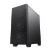 Cod. 143 Case Gaming GAMEMAX Aero Mini Eco / MATX / Panel frontal Mesh / tapa lateral vidrio templado / USB3.0 + USB 2.0 / HD audio / Incluye 4*ventiladores Black 12cm - 4