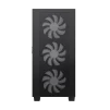 Cod. 143 Case Gaming GAMEMAX Aero Mini Eco / MATX / Panel frontal Mesh / tapa lateral vidrio templado / USB3.0 + USB 2.0 / HD audio / Incluye 4*ventiladores Black 12cm - 2