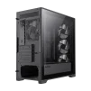 Cod. 316 Case GAMEMAX Defender TG BK/ lateral y frontal vidrios templados / 1*USB3.0 + 2*USB2.0 / Audio HD Compatible: GPU Serie RTX-40xx y enfriador CPU líquido 360 / Incluye: 4*ventiladores 12mm. ARGB - 9