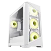 Cod. 394 Case GAMEMAX Destroyer TGW / lateral y frontal vidrios templados / Controlador fan (16 modos RGB / 1*USB3.0 + 2*USB2.0 / HD audio / Incluye: 4*ventiladores 12mm. ARGB - 1
