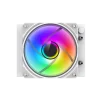 Cod. 165 Sistema de Enfriamiento Líquido GAMEMAX ICEBURG 120 White / FAN 1*120MM PWM / Sincronización ARGB AURA Sync / Conector 5V, 3 pines / 12V 4 pines / Compatible Intel 13va. Gen. LGA 1700 / AMD AM5 / ARGB - 3