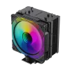 Cod. 162 Air cooler CPU GAMEMAX Ice Force BK ARGB / 4*tubos térmicos / TDP 200W  / Compatible: Intel Intel LGA1851/1700/115X/1366 y AMD AM5/AM4 / AURA SYNC 3 pines (M/F), PWM 4 pines - 5