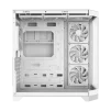Cod. 348 Case GAMEMAX HYPE-A White / ATX / 1*USB3.0, 2*USB2.0 / vidrios templados panorámico 270° / admite tarjetas NVIDIA Serie 4000 &amp; refri. líquida 360° / Incluye 4*Fans 120mm ARGB + Controlador V5.0 ARGB HUB-PWM + CR. - 10