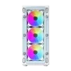 Cod. 355 Case GAMEMAX Starlight 2 AW / ATX / USB-C, USB3.0, USB2.0 / lat. vidrio templado y Fron. Diseño de panel acrílico transparente / Bloqueo interruptor de niños / admite refri. líquida 360° &amp; VGA 330mm / Incluye 6*Fans ARGB 120mm - 3
